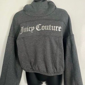 Juicy Couture Heathered Grey Sweatshirt Size M